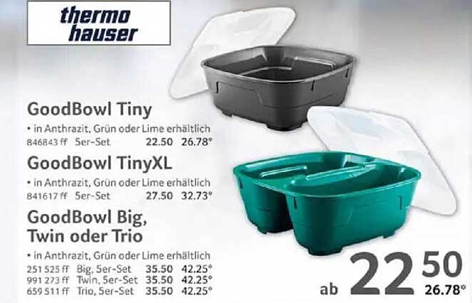 ThermoHauser GoodBowl – Vielfalt für jede Gelegenheit