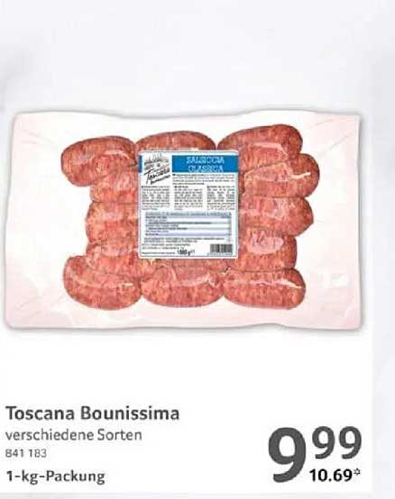 Toscana Bounissima verschiedene Sorten 1-kg-Packung