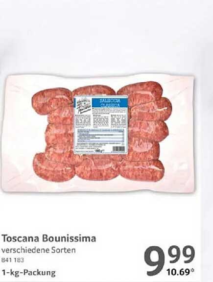 Toscana Bounissima verschiedene Sorten