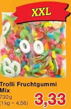 Trolli Fruchtgummi Mix 730g