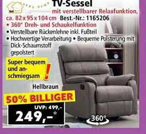 TV-Sessel mit verstellbarer Relaxfunktion