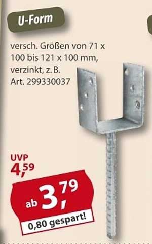 U-Form Befestigungselemente – vielseitig einsetzbar und unverzichtbar