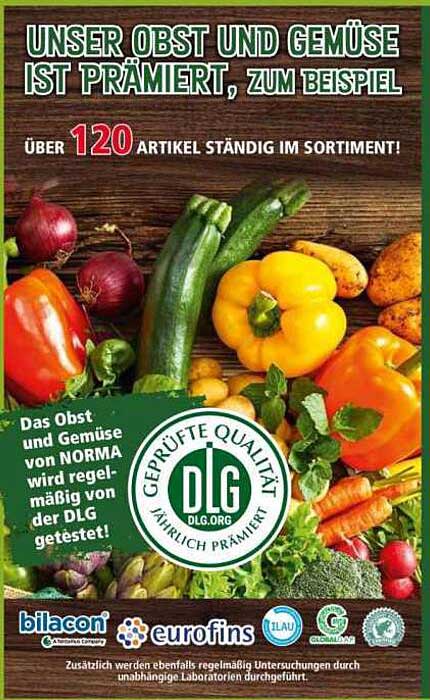 Unser Obst und Gemüse ist prämiert, zum Beispiel