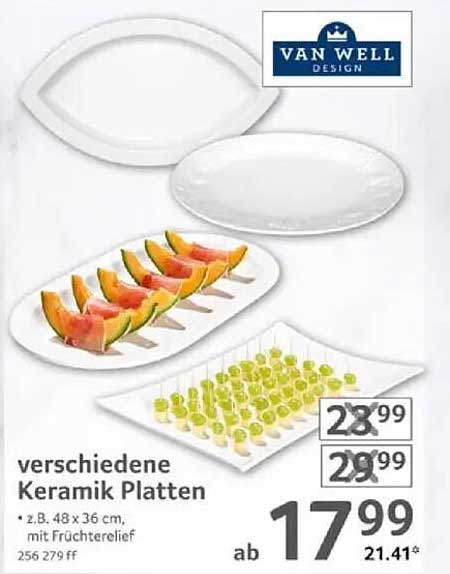 verschiedene Keramik Platten