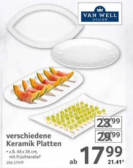 Verschiedene Keramik Platten von Van Well Design