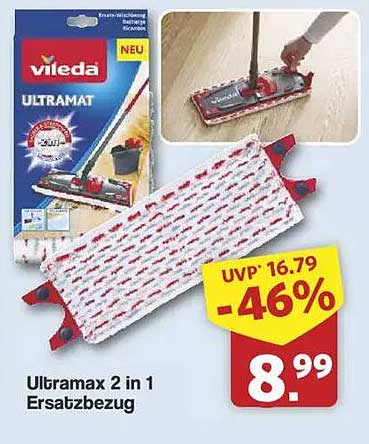 Vileda Ultramax 2 in 1 Ersatzbezug