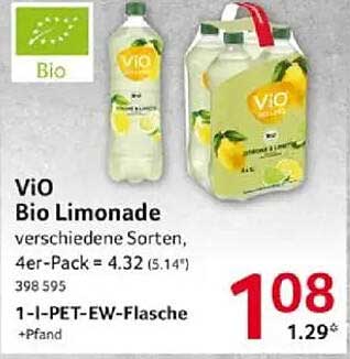 ViO Bio Limonade - Verschiedene Sorten im 4er-Pack