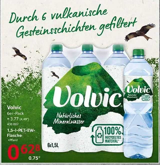 Volvic Mineralwasser 6er-Pack