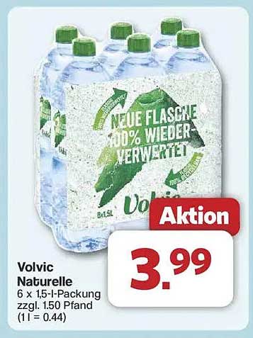 Volvic Naturelle 6 x 1,5 l-Packung