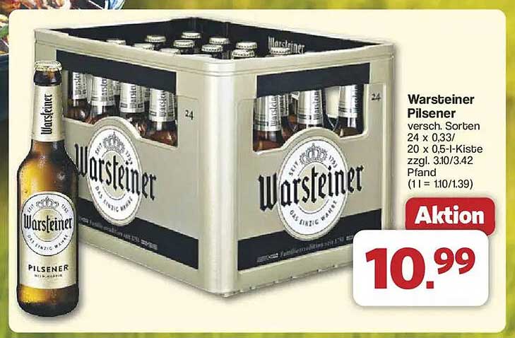 Warsteiner Pilsener 24 x 0,33 l