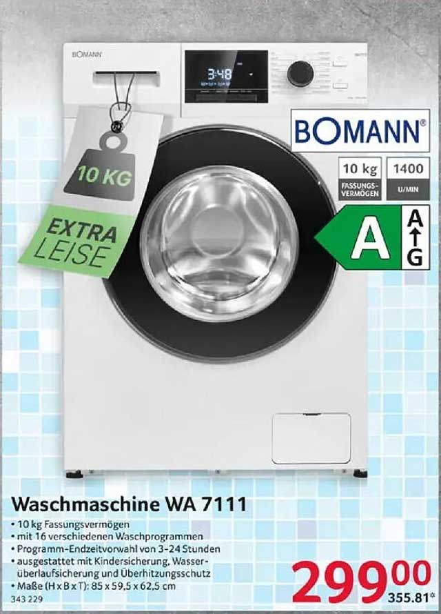 Waschmaschine WA 7111 von BOMANN