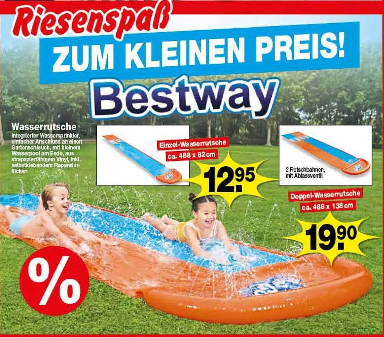 Wasserrutsche Bestway - Riesenspaß im Garten!