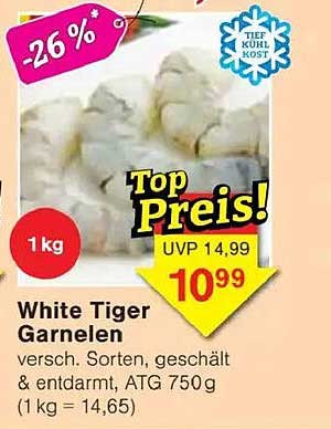 White Tiger Garnelen - 1 kg