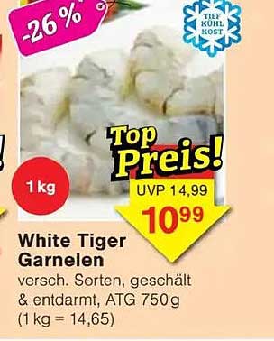 White Tiger Garnelen - Top Preis!