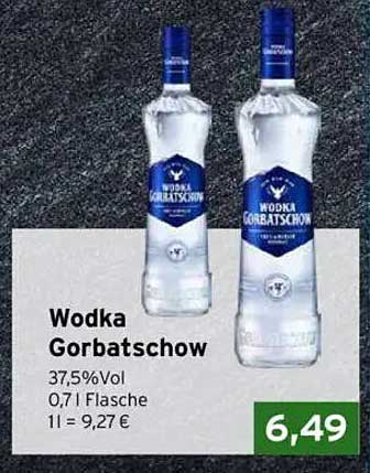 Wodka Gorbattschow 0,7l Flasche