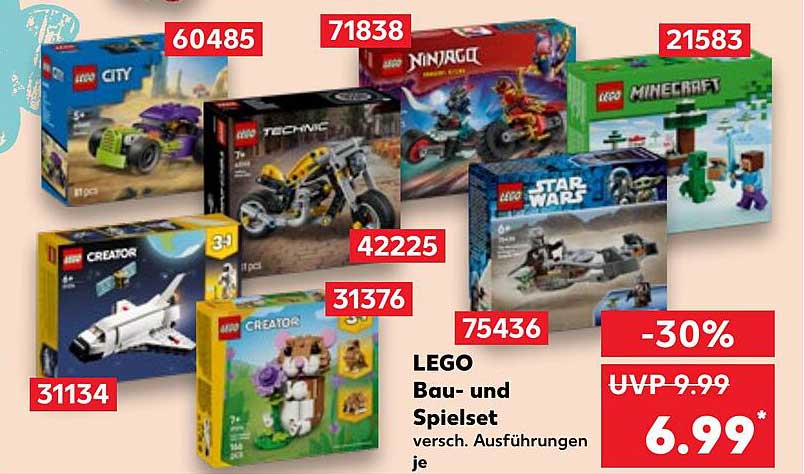 LEGO Bau- und Spielset versch. Ausführungen je