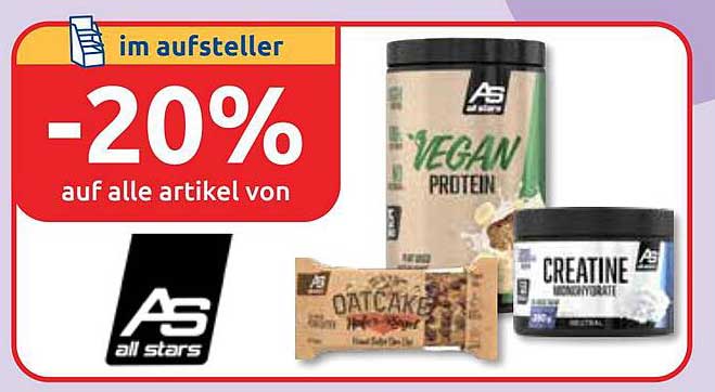 -20% auf alle Artikel von AS all stars