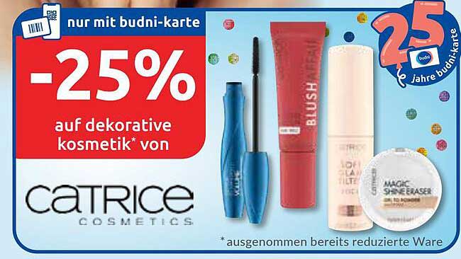 -25% auf dekorative Kosmetik von Catrice