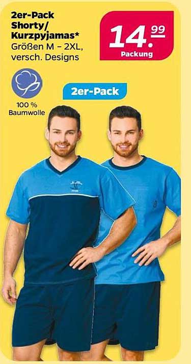 2er-Pack Shorty / Kurzpyjamas*