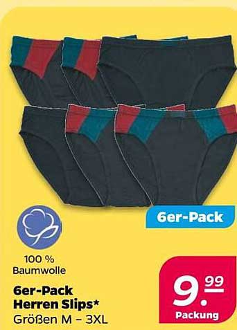 6er-Pack Herren Slips*