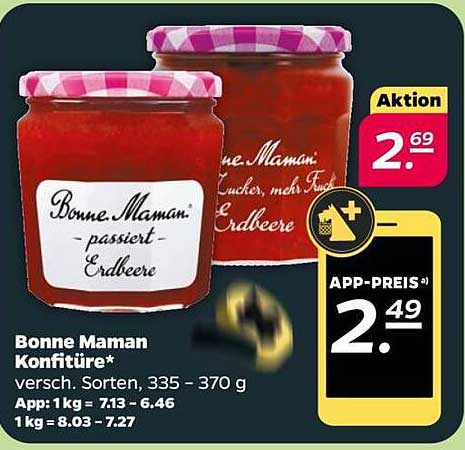 Bonne Maman Konfitüre - verschiedene Sorten, 335 – 370 g