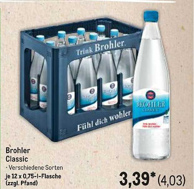 Brohler Classic 12 x 0,75 l - Verschiedene Sorten