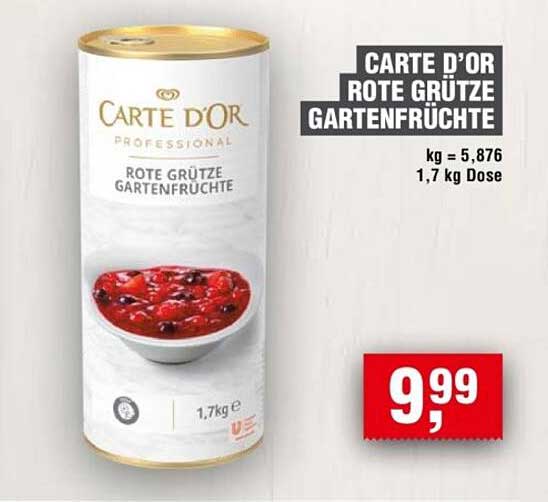 CARTE D’OR ROTE GRÜTZE GARTENFRÜCHTE