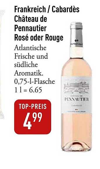 Château de Pennautier Rosé oder Rouge