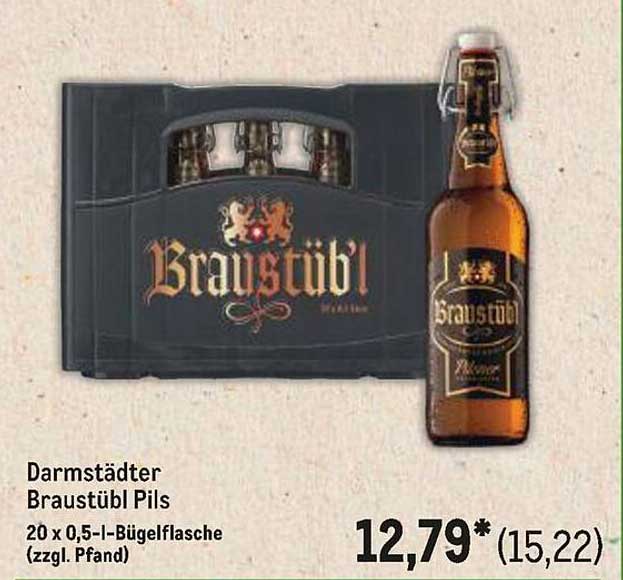 Darmstädter Braustübl Pils 20 x 0,5 l-Bügelflasche
