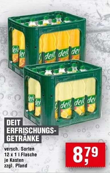 DEIT Erfrischungsgetränke 12 x 1 l Flasche