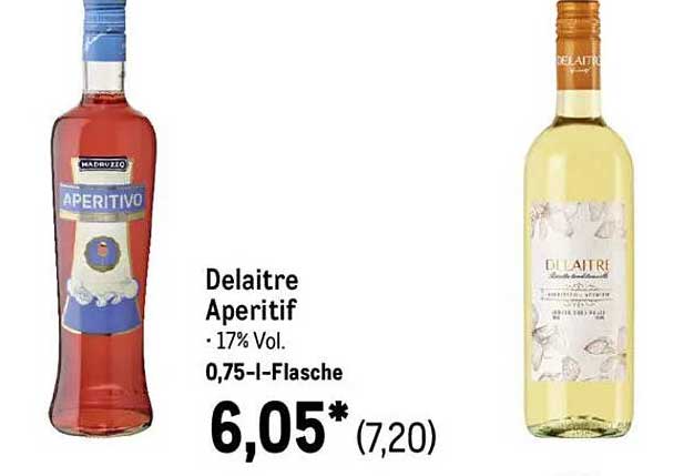 Delaître Aperitif - 0,75 l-Flasche
