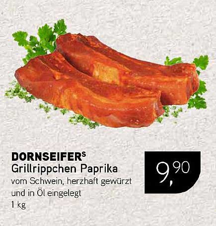 DORNSEIFER® Grillrippchen Paprika vom Schwein, herzhaft gewürzt und in Öl eingelegt