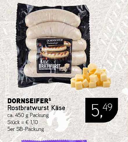 DORNSEIFERS Rostbratwurst Käse