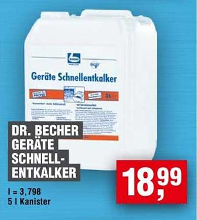 DR. BECHER GERÄTE SCHNELLENTKALKER 5 L KANISTER