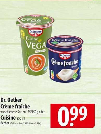 Dr. Oetker Crème fraîche 250 ml