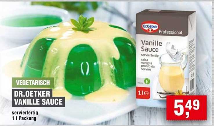Dr. Oetker Vanille Sauce 1 l Packung