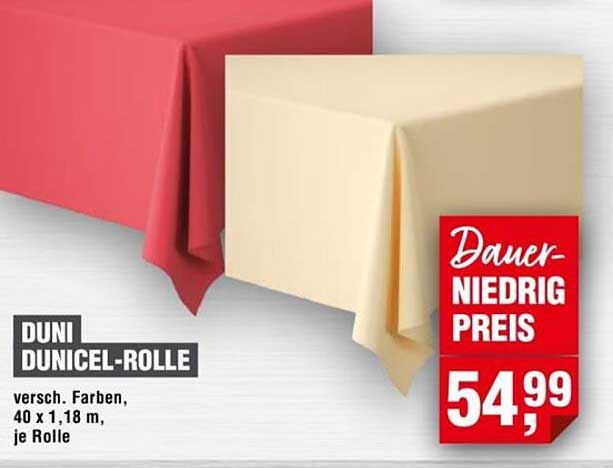DUNI DUNICEL-ROLLE in verschiedenen Farben, 40 x 1,18 m, je Rolle