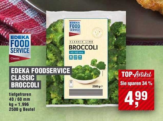 EDEKA FOOD SERVICE CLASSIC BROCCOLI 2500 g Beutel