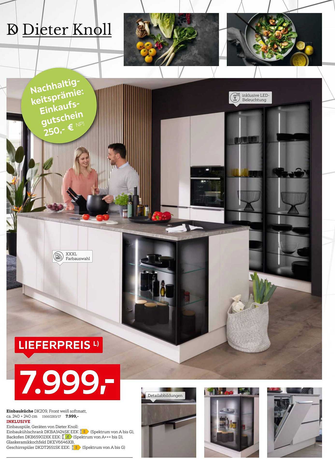 Einbauküche DK209 von Dieter Knoll - Modern und Funktional