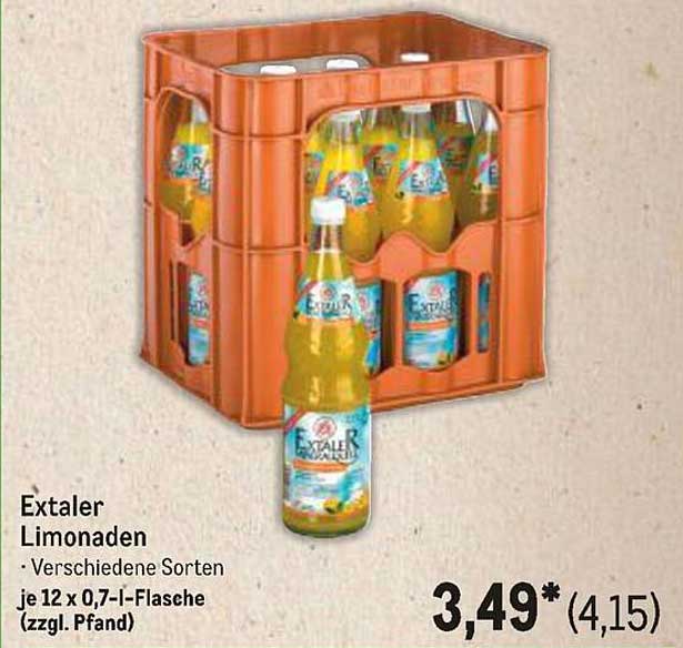 Extaler Limonaden - Verschiedene Sorten (12 x 0,7 l-Flasche, zzgl. Pfand)
