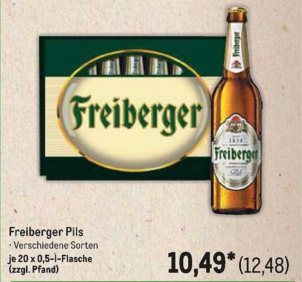 Freiburger Pils – Verschiedene Sorten je 20 x 0,5 l-Flasche (zzgl. Pfand)