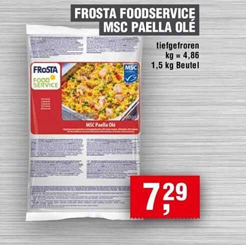 FROSTA FOODSERVICE MSC PAELLA OLÉ