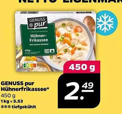 GENUSS pur Hühnerfrikassee 450 g