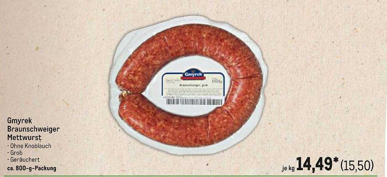Gmyrek Braunschweiger Mettwurst