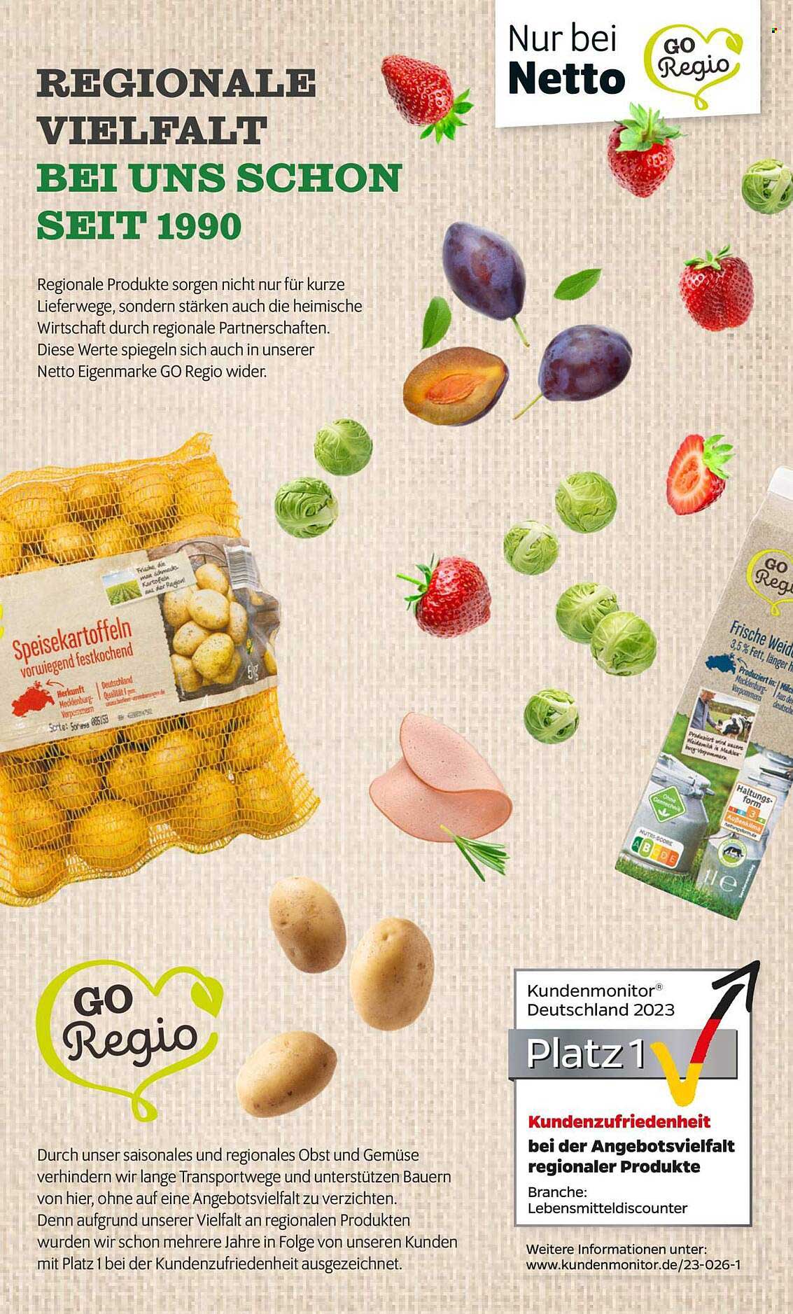 GO Regio Speisekartoffeln - Vorzüglich festkochend