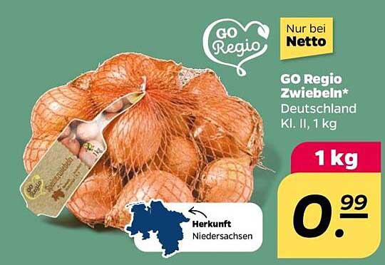 GO Regio Zwiebeln* Deutschland Kl. II, 1 kg