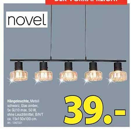 Hängelampe Novel - Stilvolles Licht für Ihr Zuhause