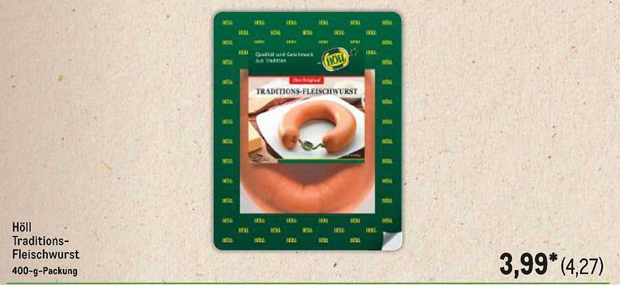 Höll Traditions-Fleischwurst 400-g-Packung