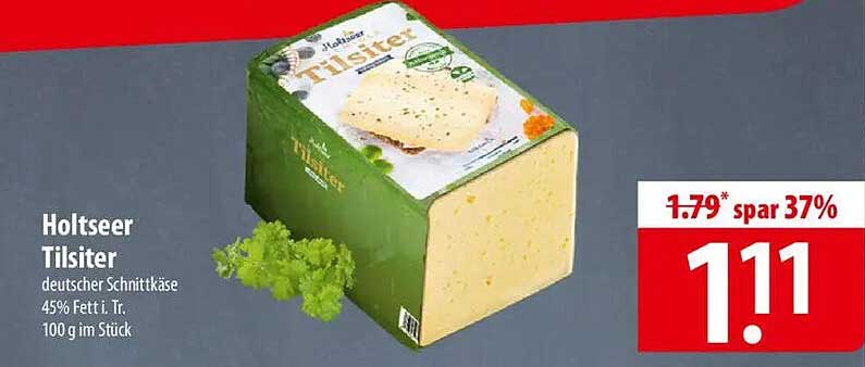 Holzseer Tilsiter Schnittkäse 100 g