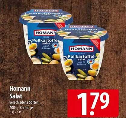 Homann Pellkartoffel-Salat 400-g-Becher